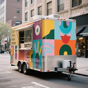 Carrito de Compras para Centro Comercial, Estándar Europeo y Estadounidense, Quiosco de Concesiones, Camión de Comida Rápida Móvil, Remolque de Catering - Product Image 3