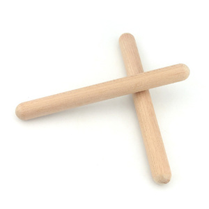 Rhythm Stick educativo bastoni musicali in legno Claves bambini strumento a percussione per la scuola di classe di musica 1 coppia - Product Image 3