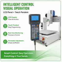 Robot d'assemblage de circuits imprimés CNC de bureau intelligent à 3 axes avec distributeur de colle/pâte à souder SMT/SMD 1,8 kW 110/220 V Garantie 1 an
