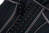 Corset amincissant Langqin en latex, fermeté forte, écologique, antibactérien, respirant, 3 crochets