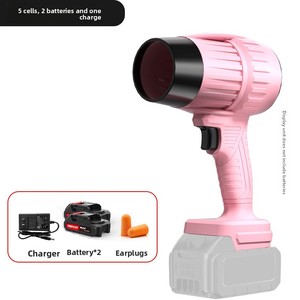 มอเตอร์ไร้แปรงถ่านเกรดอุตสาหกรรม 21V เครื่องเป่าลมไร้สายแบบพกพา เครื่องมือ DIY แบตเตอรี่ลิเธียมแบบชาร์จได้ น้ำหนัก 1.5 กก. ระดับเสียง 75 เดซิเบล รับประกัน 1 ปี - Product Image 3