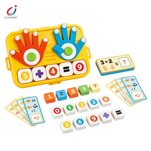 Jouet éducatif numérique <span class=keywords><strong>Montessori</strong></span> Chengji, jeu d'apprentissage coloré pour enfants, blocs numériques, nouvelle arrivée, jouet de comptage des nombres au doigt - Product Image 1