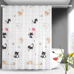 1.8*1.8m Classic PEVA Shower <b>Curtain</b> <b>Waterproof</b> Mildew-Proof Dry Wet Separation Warmth Preservation-for Household Bathroom - Product Image 4