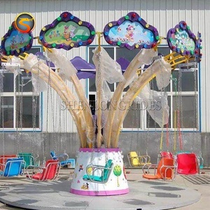 Funfair पार्क सवारी आउटडोर Manege मिनी उड़ान कुर्सी स्विंग बिक्री के लिए सवारी - Product Image 5