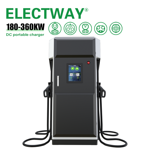 Electway Ev Charger Station New Energy Electric Vehicle Vertical Charging Pile 180kw 360kw DC Fast Electric Charging Station