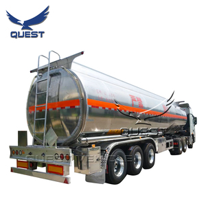 مقطورة صهريج وقود من سبائك الألومنيوم مشهورة في الصين ، زيت/بترول/سائل كيميائي للبيع - Product Image 4