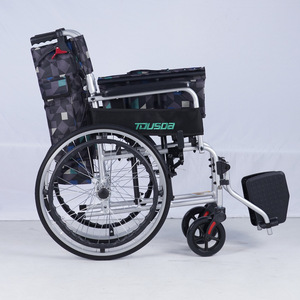 Silla de Ruedas Manual de Aleación de Aluminio, Plegable, Ligera, Duradera, Fácil de Usar, para Personas Mayores y con Discapacidad - Product Image 2