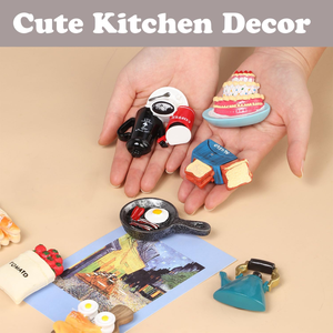 Cute Food Fridge <b>Magnets</b> Traditional Design Eco-friendly <b>Strong</b> Polyresin Custom Shape <b>Magnets</b> for Kitchen Home Decor Office - Product Image 6