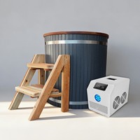 Meilleures ventes : Refroidisseur d'eau 13 HP, Bain de glace facile à installer avec refroidisseur et filtre intégrés, Refroidisseur pour bain froid en promotion