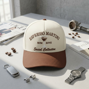 Gorra de Béisbol de Algodón de Dos Tonos, Personalizada con Logotipo Bordado, Estilo Vintage, Unisex, 5 Paneles, Venta Caliente 2026 - Product Image 1