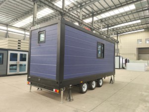 Casa Contenedor Portátil de Acero de Alta Calidad en Oferta, Estructura Plana para Oficina, Dormitorio, Campamento al Aire Libre - Product Image 2