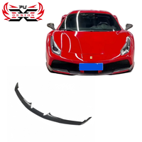 Spoiler de pare-chocs avant en fibre de carbone sèche style N pour Ferrari 488 GTB, kit carrosserie aérodynamique extérieur, pièces de tuning