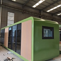 Casa Cápsula Apple Cabin Container Móvel Expansível de Montagem Rápida e Fácil com Banheiro para Sala de Estudo