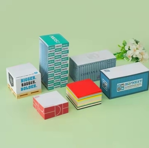 Custom Logo Sides Printing Paper <b>Cube</b> Promotional Memo Pad with Pallet - Product Image 3