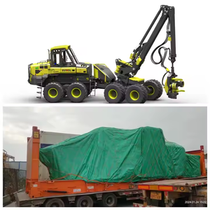 XUVOL OEM/ODM - Cortadora de Árboles Autonivelante Giratoria con Cabina, 8WD, Cosechadora Forestal con Ruedas - Product Image 6