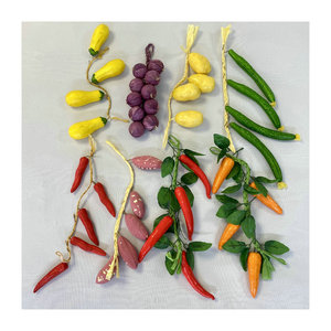 Simulazione verdura pepe patate mais aglio arachidi corda appesa verdure artificiali per la decorazione del cortile del ristorante - Product Image 5