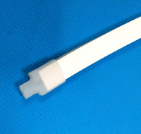 US-N0612 06*12mm Diffuseur led en silicone tube profil PCB 8mm a mené la bande MENÉE de Émission Latérale de Néon Flex Manchon tuyau En Caoutchouc