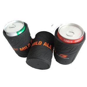 Custom 12OZ Beer Can Cooler Tire Design Neoprene Thermal Stubby Holder with Rubber Tyre Stubbies - Product Image 2