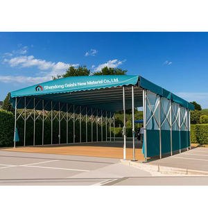 Grandes tentes coulissantes à double rail pour pare-soleil de parking, <span class=keywords><strong>aires</strong></span> de repos temporaires pour événements extérieurs - Product Image 2