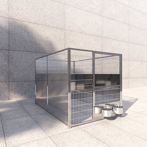 บ้านสุนัขขนาดใหญ่ ดีไซน์ใหม่จากโรงงานจีน เป็นมิตรกับสิ่งแวดล้อม แข็งแรง ทนทาน หรูหรา ทำจากสแตนเลส 304 - Product Image 2