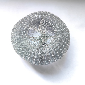 Cucina moderna pulizia di potere palle di argento acciaio zincato spazzole per la pulizia spugna in acciaio lavaggio - Product Image 3