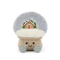 Jouet en peluche en forme de boule de neige musicale amusante du Royaume-Uni, poupée de confort, cadeau, nouvel oreiller suspendu de Noël, rembourrage en coton PP de Chine