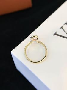 High Quality LANXIN 18K Solid Gold 1.5CT <b>Pink</b> Oval Cut IGI Certified Laser <b>Drilled</b> Lab-Grown Trendy Women's Diamond Ring - Product Image 5