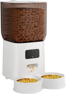 Automatic Cat Feeder with <b>Camera</b> 5L Dual Pet Timed Electric <b>Smart</b> APP Food Feeding Dispenser with APP Control for Remote Feeding - Product Image 1