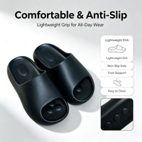 Chaussons de massage à semelle épaisse pour couple, pour hommes et femmes, en EVA souple, pour intérieur, maison, salle de bain, chaussons nuages en EVA, vente en gros, stocks disponibles