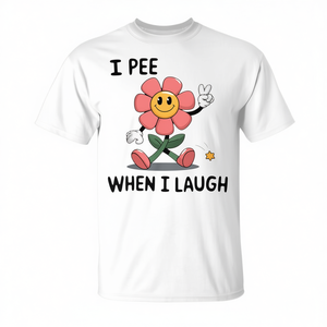 Camiseta con estampado de When I Laugh, camiseta divertida y embarazosa con humor inapropado, talla unisex para adultos S M L XL XXL - Product Image 2