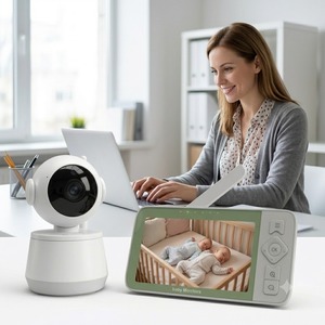 Monitor para Bebés KT624T de Doble Banda 2.4G 5G WiFi con Aplicación Tuya, Pantalla de 5.5" 720P, Cámara PTZ, Conversación Bidireccional, Visión Nocturna Automática, Modo VOX - Product Image 1