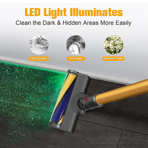 Accessoires pour aspirateur avec détection de poussière par lumière verte, compatibles avec les modèles sans fil <span class=keywords><strong>Dyson</strong></span> V7 V8 V10 V11 <span class=keywords><strong>V15</strong></span> pour sols durs - Product Image 2