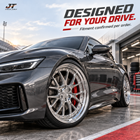 Jantes forgées à rayons en V rivetés, 18-22 pouces, finition chrome poli, 5x112 5x114.3 VIW-173 pour BMW Audi Mercedes-Benz