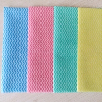 Grosir disesuaikan poliester Viscose Spunlace kain Nonwoven bernapas tisu kering/basah paralel pola Ef silang mutiara Dot