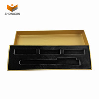 Boîte de stylo vide en carton dur rigide avec logo personnalisé écologique de qualité supérieure avec boîte à stylo en mousse