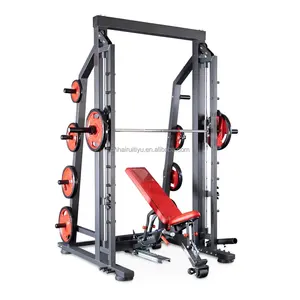 Fitness equipment Multi Function gym equipment full set smith machine squat rack with Weight Stack equip gym fitness