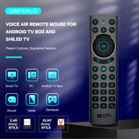 G20BTS Plus G20S PRO 2.4G Souris Air Intelligente Sans Fil avec Rétroéclairage et Commande Vocale, Gyroscope, Télécommande avec Apprentissage IR pour Boîtier TV Android X96 X4