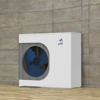 Chauffe-eau électriques à pompe à chaleur air-eau 16 kW, boîtier en acier inoxydable, alimentation électrique manuelle pour usage domestique et hôtelier R32