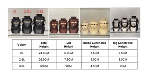 Marmite à ragoût non électrique de 2,8 L, cuiseur thermique écoénergétique avec poignée pliable et deux pots intérieurs superposés - Product Image 6
