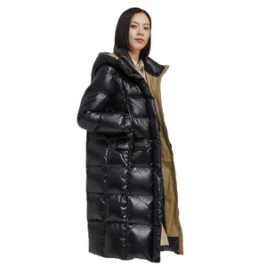 2022 New Winter Jacket Women Parka Fashion Long Coat Wool Liner Hooded  Parkas Slim With Fur Collar Warm Snow Wear Padded Clothes