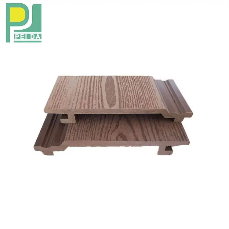 Owes Cheap Price Outdoor PVC Wall Panels Exterior Cladding With Woodgrain Surface