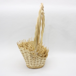 Cestino portaoggetti in cesto di fiori intrecciato con motivo in <span class=keywords><strong>vimini</strong></span> color tronchi di alta qualità - Product Image 2