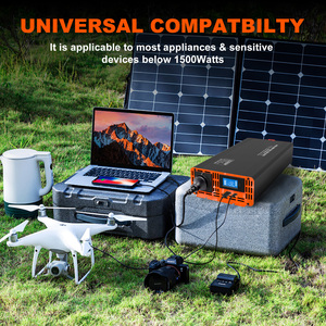 Convertisseur d'énergie DATOU <span class=keywords><strong>BOSS</strong></span> 1500W à onde sinusoïdale <span class=keywords><strong>pure</strong></span> 12V DC vers 220V 230V AC avec télécommande sans fil USB Type-C pour camping-car, caravane, hors réseau - Product Image 3