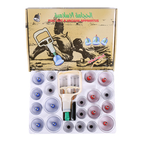 Boîtes sous vide médicales chinoises, gobelets de thérapie pour le corps, Massage du dos et des bras, ensembles de ventouses pour messagers arabes, 24 pièces/ensemble
