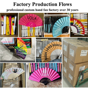 Ventaglio Pieghevole in Bambù Personalizzato con Logo Stampato, 13 <span class=keywords><strong>Pollici</strong></span>, Rumoroso, per Feste e Eventi - Product Image 5