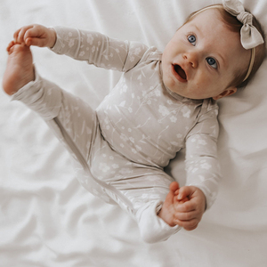 Grenouillère Personnalisable pour Nouveau-Né, Vêtement Bébé avec Fermeture Éclair, Combinaison Pyjama en Coton Bio et Bambou pour Garçon, Pyjama à Pieds avec Fermeture Éclair - Product Image 3