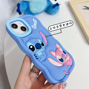 Joli dessin animé point étui en silicone souple pour <span class=keywords><strong>Iphone</strong></span> 13 14 15 16 Pro Max Anti-chute couverture de téléphone portable accessoires de téléphone étuis - Product Image 2