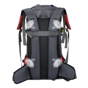 Mochila de Senderismo Personalizada de 40L 50L 60L con Cubierta Impermeable, Mochila Impermeable de Gran Capacidad para Escalada, Campamento y Senderismo al Aire Libre - Product Image 3
