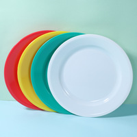 Offre Spéciale 8 pouces Assiette ronde pique-nique extérieur Assiettes en plastique Assiettes à dîner