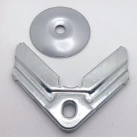 Coin de raccordement pour système de ventilation CVC, pour hôpitaux et gymnases, en acier galvanisé, avec renfort de conduit d'air, joint et bride, installation facile
